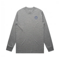 Boys with Bibles Icon adult long sleeve tee in Athletic Heather, front view