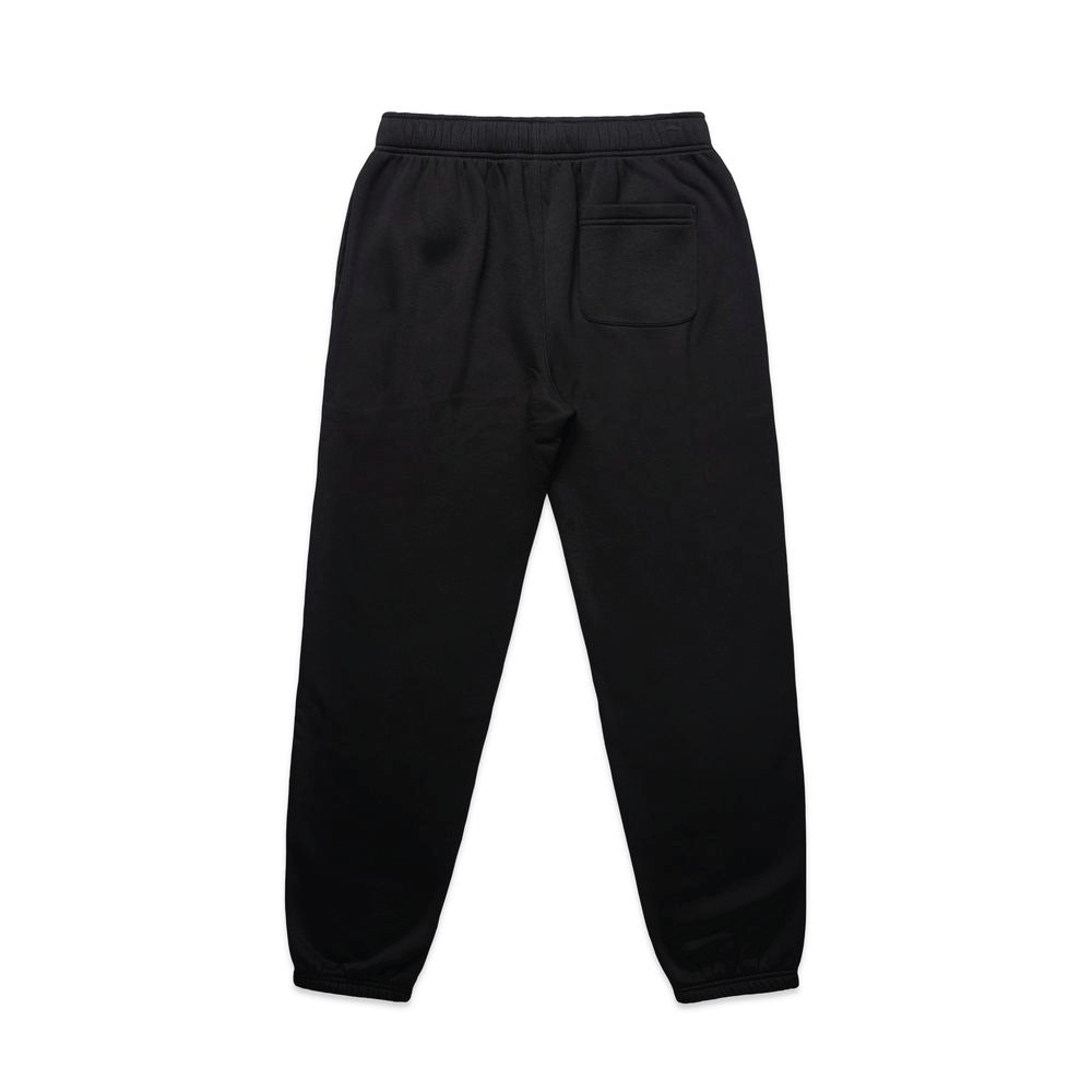 Boys with Bibles Icon adult relax track pants in Black, back view