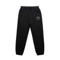 Boys with Bibles Icon adult relax track pants in Black, front view