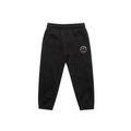 Boys with Bibles Icon toddler relax track pants in Black, front view