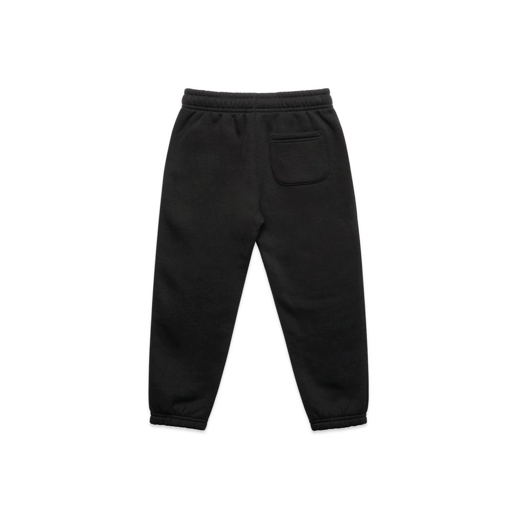 Boys with Bibles Icon toddler relax track pants in Black, back view