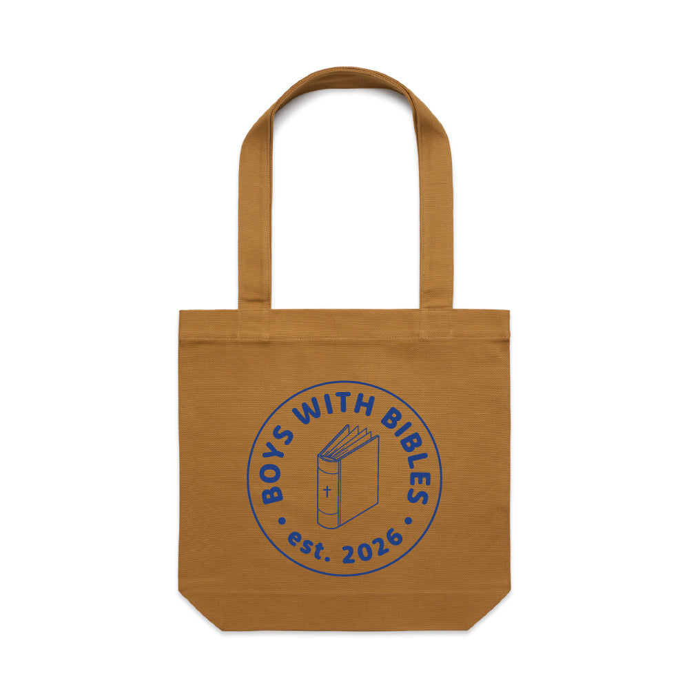 Boys with Bible Centerstage Canvas Tote