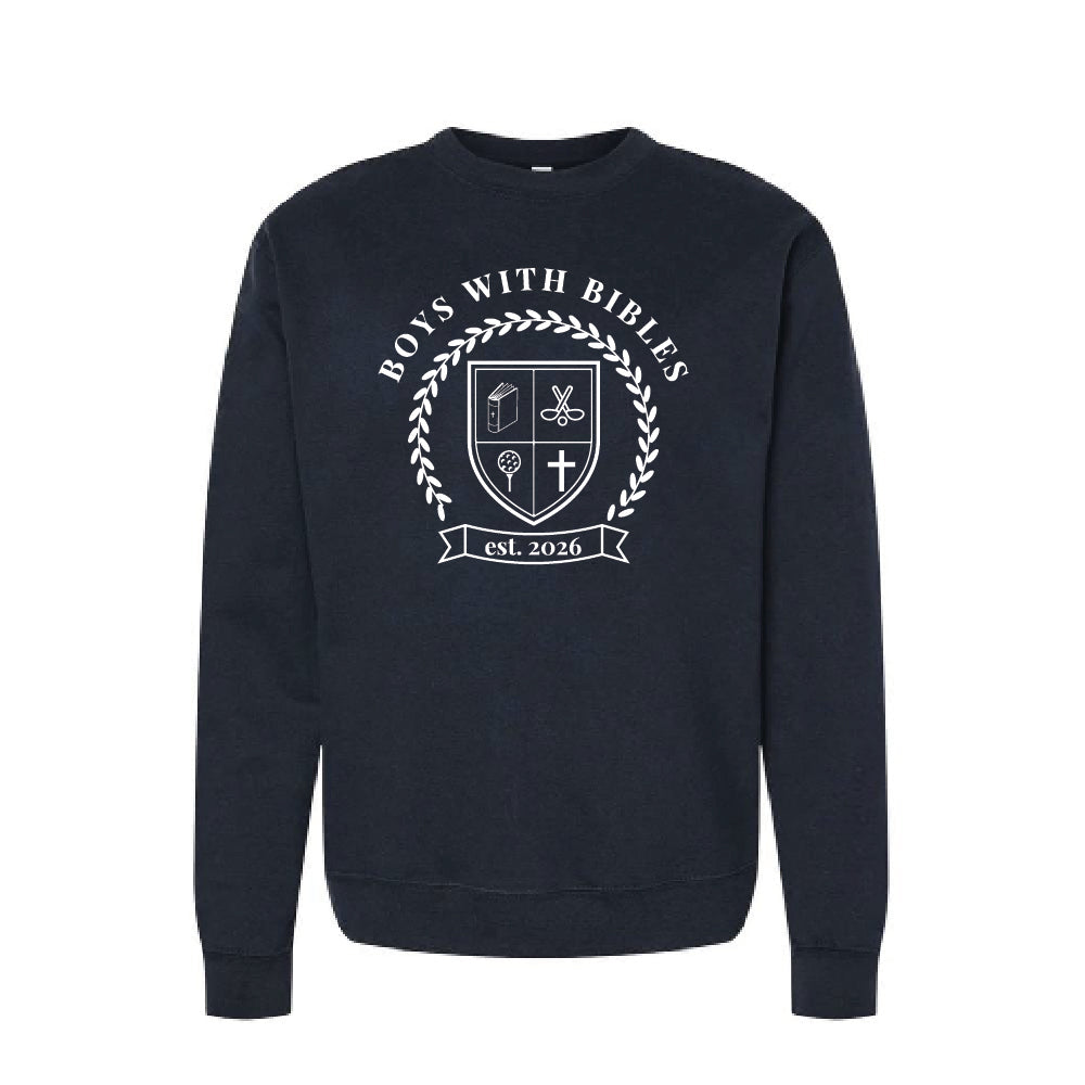 Golf Crest Youth Midweight Crewneck