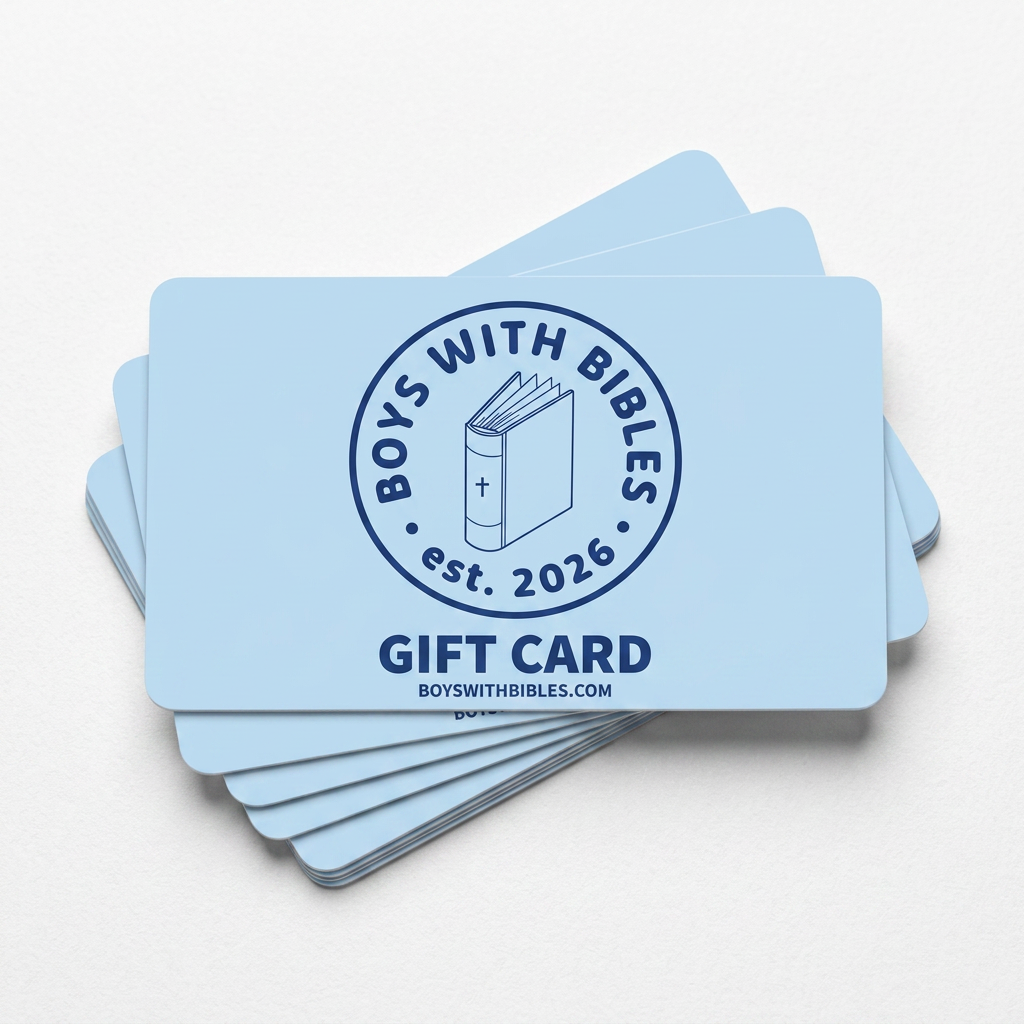 Boys with Bibles gift card