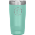 Boys with Bibles Icon 20 oz insulated coffee tumbler in Teal