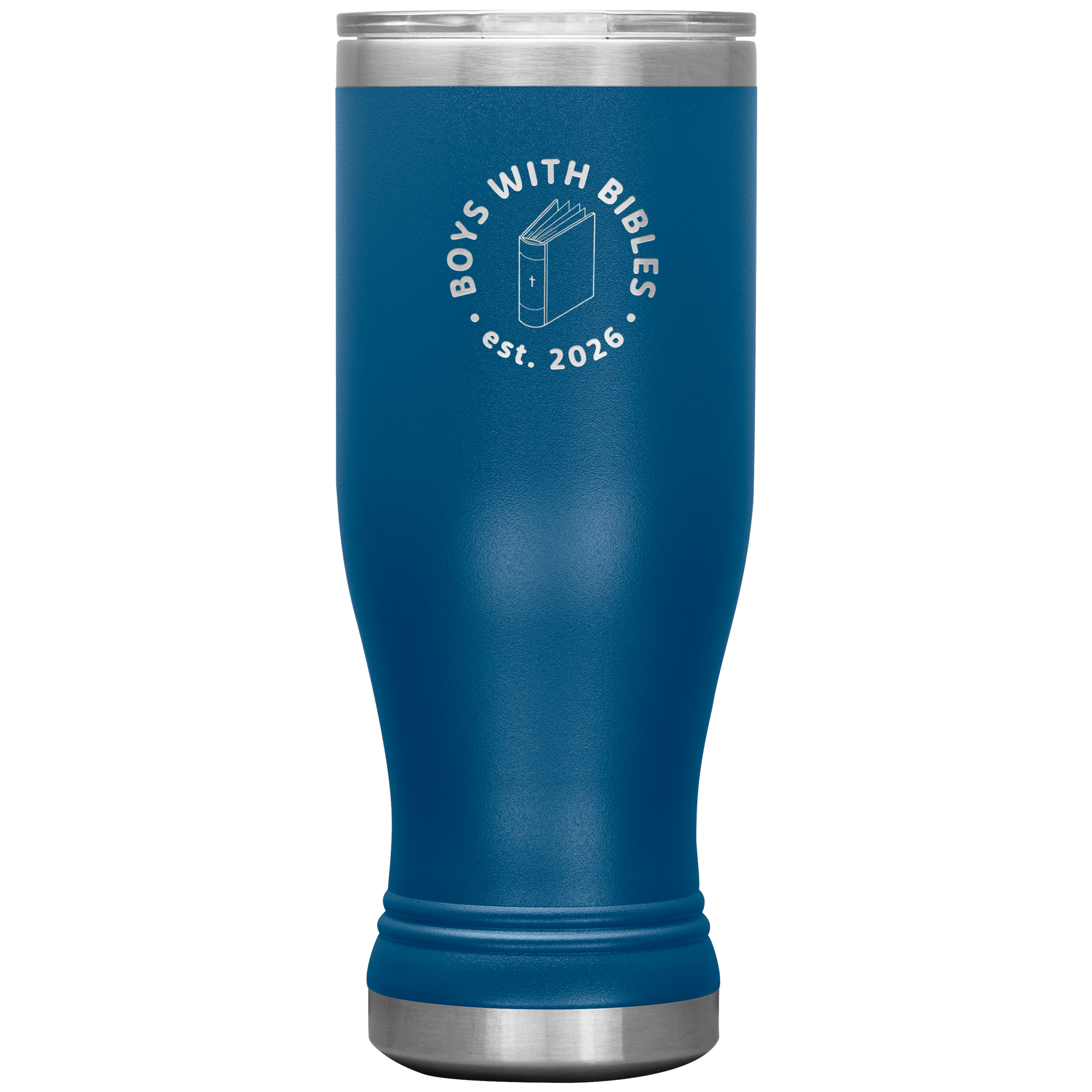 Boys with Bibles Icon 20 oz BOHO insulated tumbler in Blue