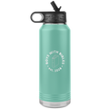 Boys with Bibles Icon 32 oz insulated water bottle in Teal
