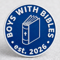 Boys with Bibles Icon hard enamel pin