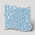 Boys with Bibles Wave hard enamel pin