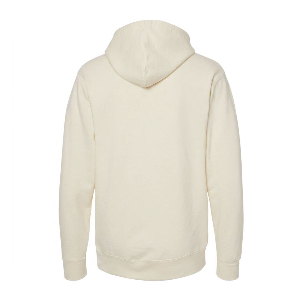 Boys with Bibles Icon youth midweight pullover hoodie in Bone, back view