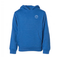 Boys with Bibles Icon adult midweight pullover hoodie in Royal Heather, front view