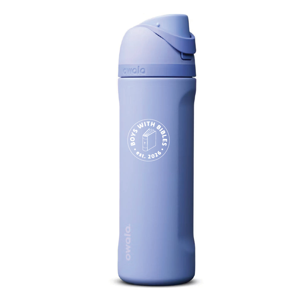 Boys with Bibles Owala 24 oz FreeSip insulated water bottle
