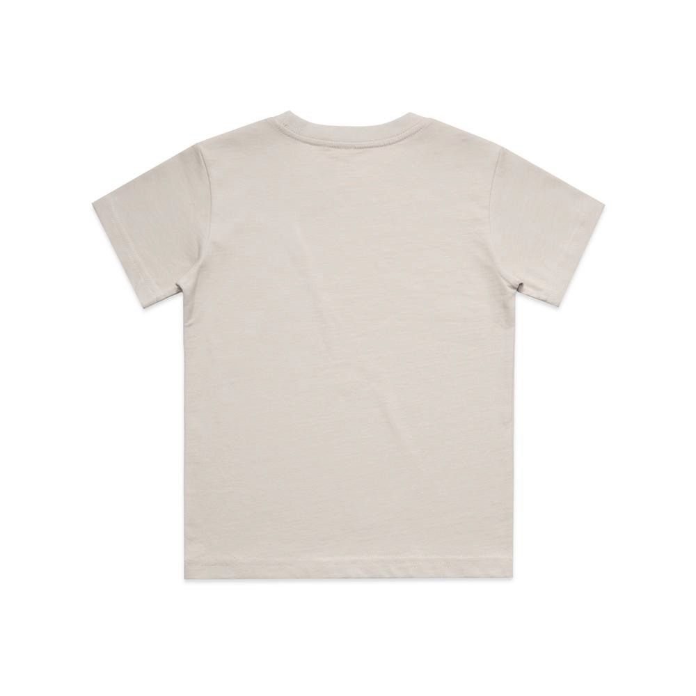 Boys with Bibles Icon toddler short sleeve tee in Bone, back view